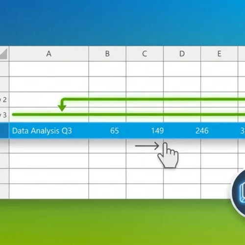 How to move rows in Excel safely using Shift and drag technique on spreadsheet