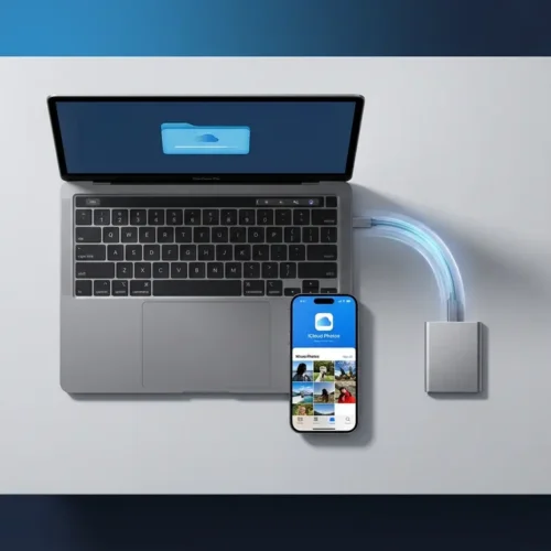Transfer iCloud photos to an external hard drive using iPhone, Mac, and portable SSD