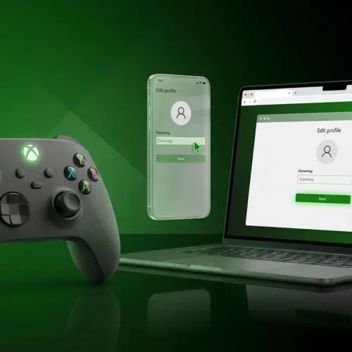How to change Xbox gamertag shown across console controller, phone, and browser